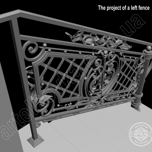 Stair railing project