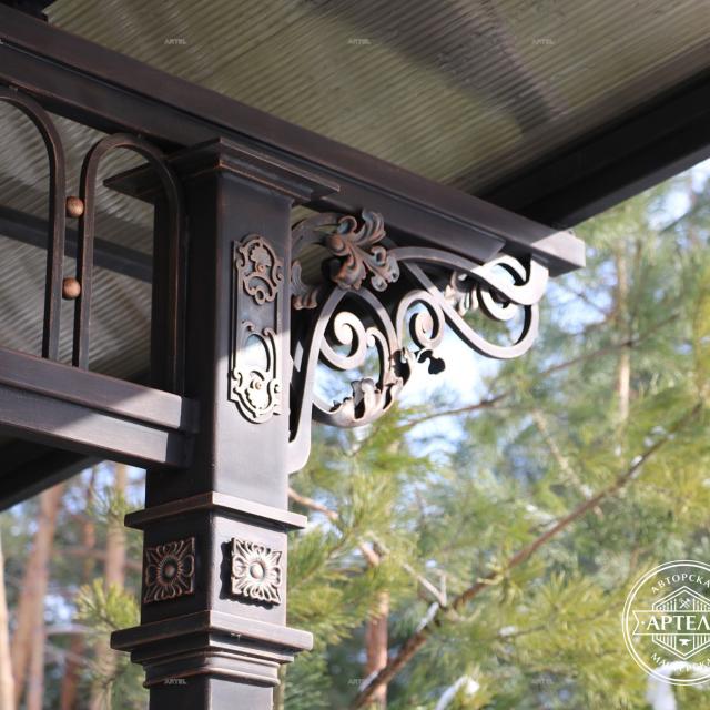 Forged canopy. Bracket.