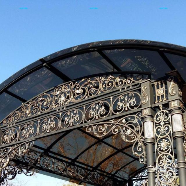 Forged canopy with polycarbonate