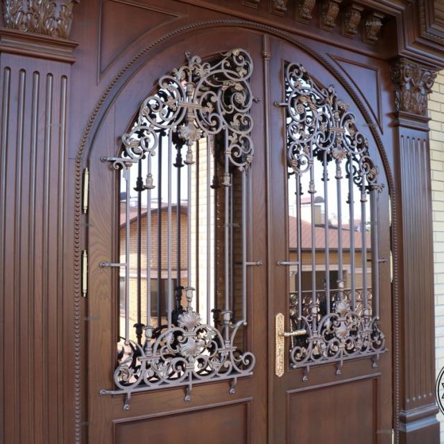 Wrought iron door
